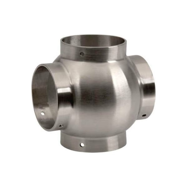 Lavi Industries Lavi Industries, Ball Cross, for 2" Tubing, Satin Stainless Steel 44-706/2 - main